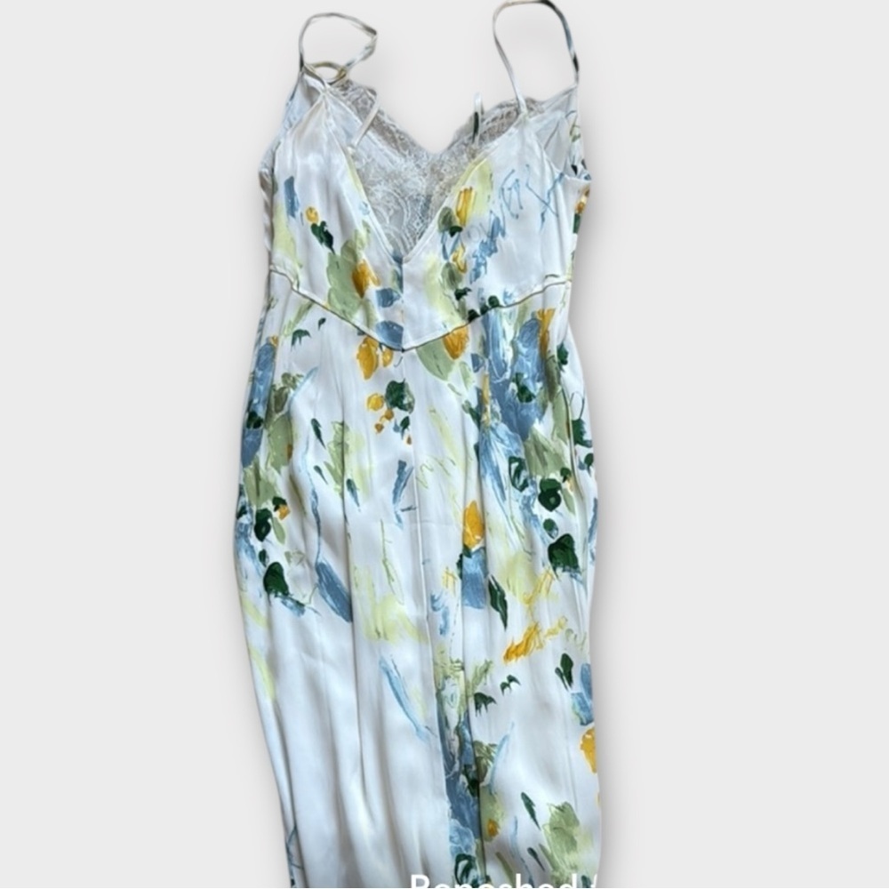 Anthropologie Lace Button Slip Dress - Picture 10 of 12